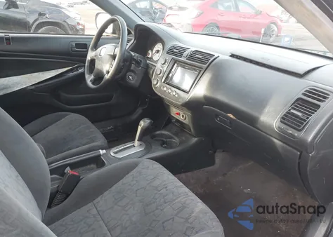 2001 Honda Civic Ex z USA, uszkodzony, nr VIN 1HGEM22991L108104